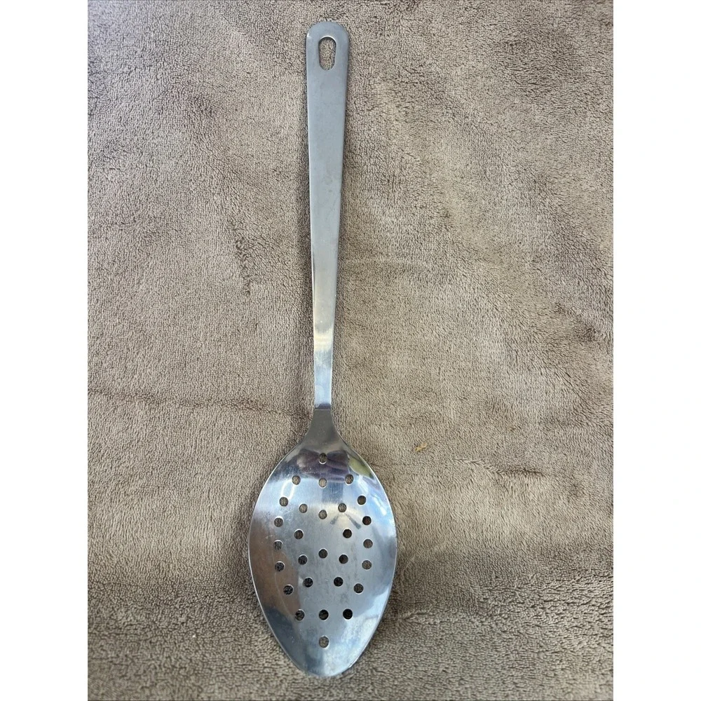 Wolfgang Pucks Cafe Collection Stainless Steel Slotted/Pierced 12